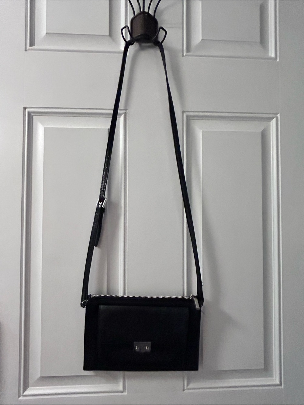 Tory Burch Black Leather Crossbody Shoulder Bag